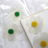 Wholesale Lace Flower Stud Earrings With S925 Silver Needle Fresh Fairy Temperament
