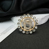 Wholesale Ladies Alloy Geometric Anti Light Collar Pins Corsage Accessories Electroplated Brooch