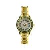 Wholesale Ladies Casual Alloy Watch With Round Dial And Rhinestone Gypsophila Design