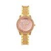 Wholesale Ladies Casual Alloy Watch With Round Dial And Rhinestone Gypsophila Design