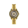 Wholesale Ladies Casual Alloy Watch With Round Dial And Rhinestone Gypsophila Design