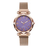 Wholesale Ladies Casual Quartz Watch With Alloy Case Fine Steel Strap And Round Dial Star Design