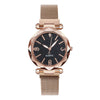 Wholesale Ladies Casual Quartz Watch With Alloy Case Fine Steel Strap And Round Dial Star Design