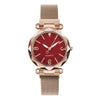 Wholesale Ladies Casual Quartz Watch With Alloy Case Fine Steel Strap And Round Dial Star Design
