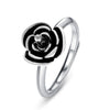 Wholesale Ladies Copper Antiwolf Selfdefense Rotary Opening Ring With Flower Microinlay