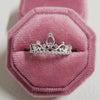 Wholesale Ladies Copper Crown Ring With Electroplating