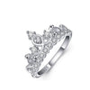 Wholesale Ladies Copper Crown Ring With Electroplating