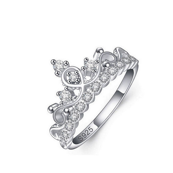 Wholesale Ladies Copper Crown Ring With Electroplating