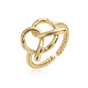 Wholesale Ladies Copper Heart Shaped Geometric Style Zirconia Ring
