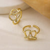 Wholesale Ladies Copper Heart Shaped Geometric Style Zirconia Ring