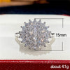 Wholesale Ladies Copper Ring With Micro Inlaid Zircon And Geometric Design
