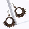 Wholesale Ladies Earrings Retro Handwoven Minimalist Style With Beads Alloy And Geometric Pattern