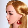 Wholesale Ladies Earrings Retro Handwoven Minimalist Style With Beads Alloy And Geometric Pattern