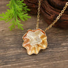 Wholesale Ladies Enamel Geometric Starfish Zinc Alloy Necklace With Paint Oil Processing And Irregular Flower Design