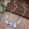 Wholesale Ladies Enamel Geometric Starfish Zinc Alloy Necklace With Paint Oil Processing And Irregular Flower Design
