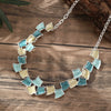 Wholesale Ladies Enamel Geometric Starfish Zinc Alloy Necklace With Paint Oil Processing And Irregular Flower Design