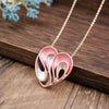 Wholesale Ladies Enamel Geometric Starfish Zinc Alloy Necklace With Paint Oil Processing And Irregular Flower Design