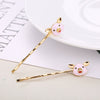 Wholesale Ladies Fashion Alloy Hair Clips In Cartoon Style With Piglet Design And Electroplating Treatment