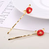 Wholesale Ladies Fashion Alloy Hair Clips In Cartoon Style With Piglet Design And Electroplating Treatment