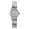 Wholesale Ladies Fashion Casual Compact Steel Band Quartz Watch With Alloy Case Round Dial And Ordinary Glass Mirror