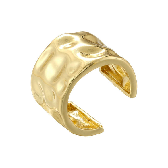 Wholesale Ladies Fashion Elegant Light Luxury Copper Ring Inlaid With Pearls Flower Geometric Design