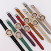 Wholesale Ladies Fashion Quartz Watch With Alloy Case Leather Strap And Round Dial
