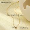 Wholesale Ladies Fashion Stainless Steel Bow Zircon Titanium Steel Necklace With Electroplating Treatment