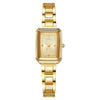 Wholesale Ladies Fashionable Small Square Thin Strap Quartz Watch With Iron Strap Alloy Case