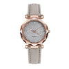 Wholesale Ladies Frosted Imitation Leather Belt Round Dial Quartz Watch Made Of Alloy And Stainless Steel With Ordinary Glass Mirror And Pin Buckle In Leisure Style