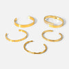 Wholesale Ladies Geometric Retro Zircon Stainless Steel Electroplated Bracelet Jewelry