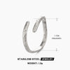 Wholesale Ladies Geometric Stainless Steel Hammered Gold Plated Ring