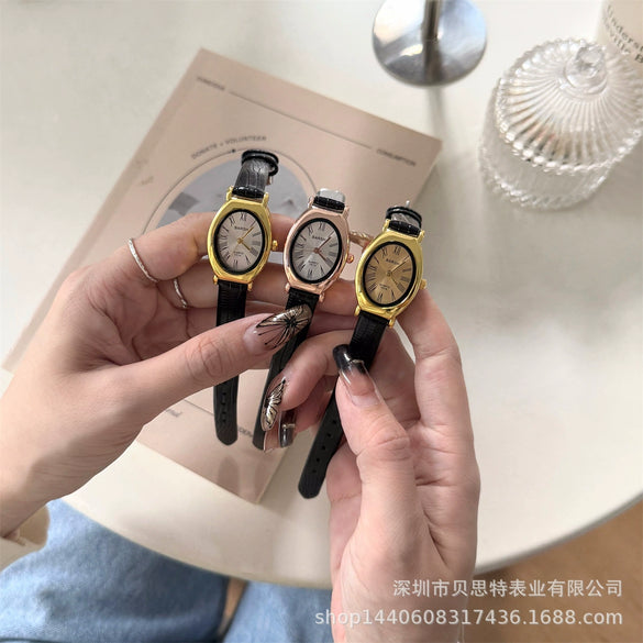 Wholesale Ladies Medieval Style Oval Dial Alloy Case Watch