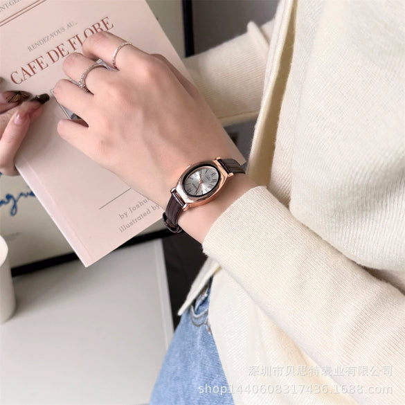 Wholesale Ladies Medieval Style Oval Dial Alloy Case Watch