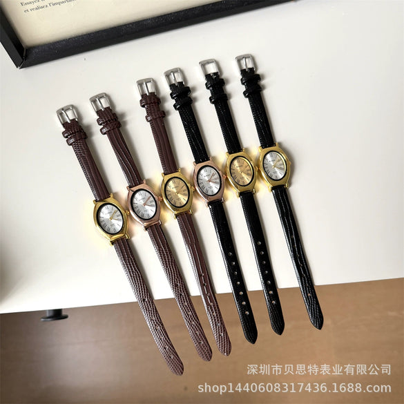 Wholesale Ladies Medieval Style Oval Dial Alloy Case Watch