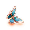Wholesale Ladies Metal Beaded Bracelet Accessories With Oil Painting Butterfly Dragonfly And Totem Pattern Electroplated