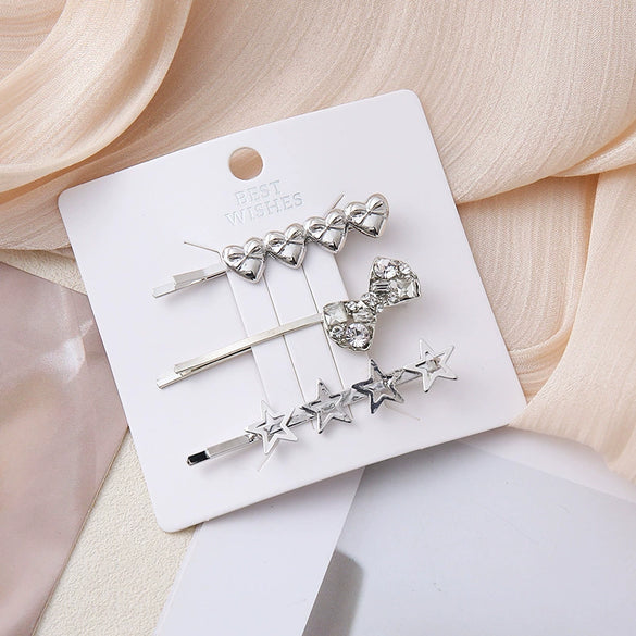 Wholesale Ladies Plastic Resin Retro Butterfly Love Hairpin With Cute Design And Manual Processing