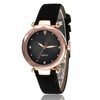 Wholesale Ladies Quartz Watch With Frosted Imitation Leather Strap Alloy Case Round Dial And Luminous Pointer