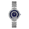 Wholesale Ladies Quartz Watch With Spiral Crown Alloy Case And Strap Stainless Steel Clasp Mineral Strengthened Glass Mirror Round Dial Printed Logo Waterproof