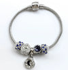 Wholesale Ladies Rhinestone Bracelet With Crown Heart Drop Shape Patterns Electroplated