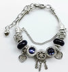 Wholesale Ladies Rhinestone Bracelet With Crown Heart Drop Shape Patterns Electroplated