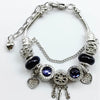 Wholesale Ladies Rhinestone Bracelet With Crown Heart Drop Shape Patterns Electroplated