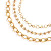 Wholesale Ladies Stainless Steel And Titanium Steel Handmade Electroplated Necklace