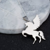 Wholesale Ladies Stainless Steel Animal Pendant Ochain Necklace With Electroplating