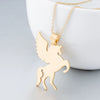 Wholesale Ladies Stainless Steel Animal Pendant Ochain Necklace With Electroplating