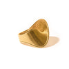 Wholesale Ladies Stainless Steel Geometric Electroplated Twist Closed Ring Fashion Jewelry