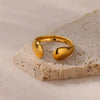 Wholesale Ladies Stainless Steel Heart Shape Electroplated Lip Ring And Conch Ring With Personality Design