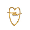 Wholesale Ladies Stainless Steel Heart Shape Open Adjustable Love Ring With Electroplating Retro And Popular Style