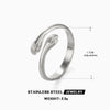 Wholesale Ladies Stainless Steel Simple Style Hand Rings With Electroplating Design
