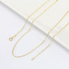 Wholesale Ladies Sterling Silver 925 Geometric Pendant Necklace With Flash O Chain And Electroplating