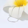 Wholesale Ladies Sterling Silver 925 Geometric Pendant Necklace With Flash O Chain And Electroplating